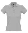 11310 People SOL'S Ladies People Cotton Piqué Polo Shirt Grey Marl colour image